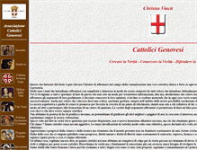 Tablet Screenshot of cattolicigenovesi.org